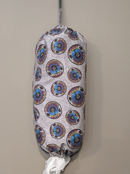 Grocery Bag Holder - Grateful Dead Skulls