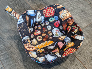 Reversible Bowl Koozie - Pastries