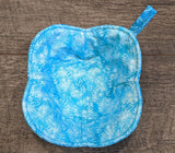 Reversible Bowl Koozie - Turquoise Dragonflies