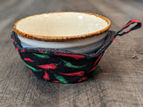 Reversible Bowl Koozie - Chili Peppers