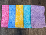 Cloth Napkin Set - Tie Dye Embroidery Theme