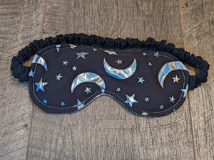 Sleep Eye Mask - Silver Stars