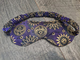 Sleep Eye Mask - Gold Sun & Moon