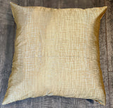 16x16 Throw Pillow Cover - Gold Leaf