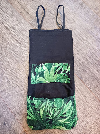 Pipe Pouch - Green Flowers