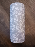 Un-Paper Towel Roll - Grey w/ White Flowers