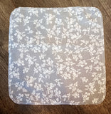 Un-Paper Towel Roll - Grey w/ White Flowers